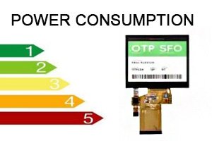 TFT display module screen power consumption