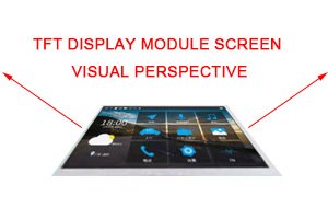 TFT display module screen visual perspective